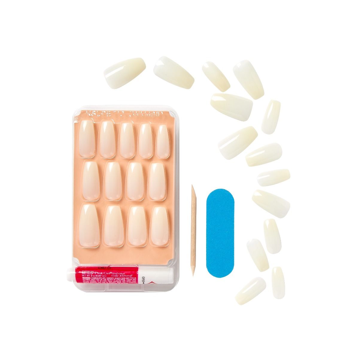 Kiss Salon Acrylic Natural Nails Strong Enough
