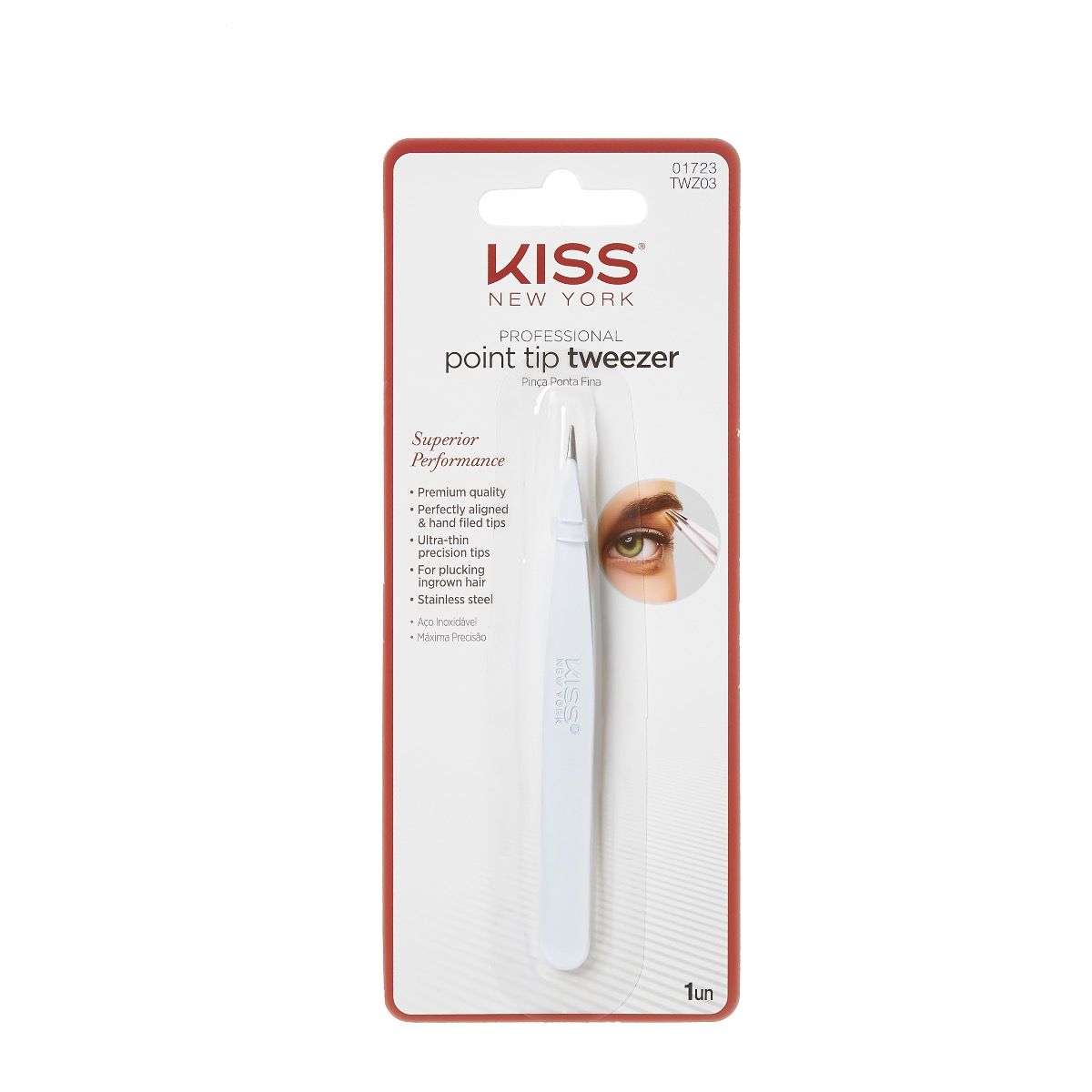 KSNY Professional Tweezer - Point Tip