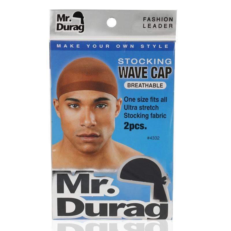 Mr. Durag Stocking Wave Cap 2pc Assorted
