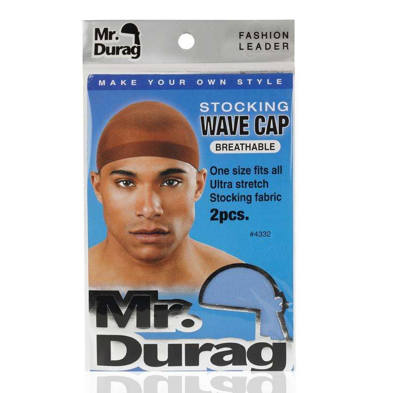 Mr. Durag Stocking Wave Cap 2pc Assorted