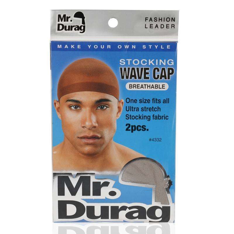 Mr. Durag Stocking Wave Cap 2pc Assorted