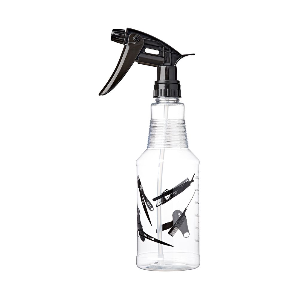 RED Clear Spray Bottle