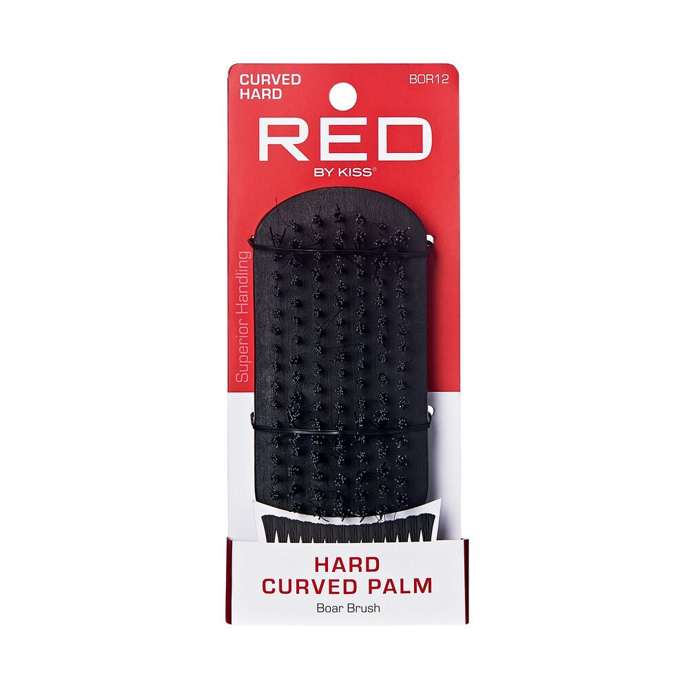RED Professional Curved Palm Brush Hard