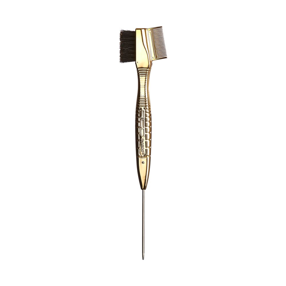 Red Edge Brush Chrome Gold Pin Tail