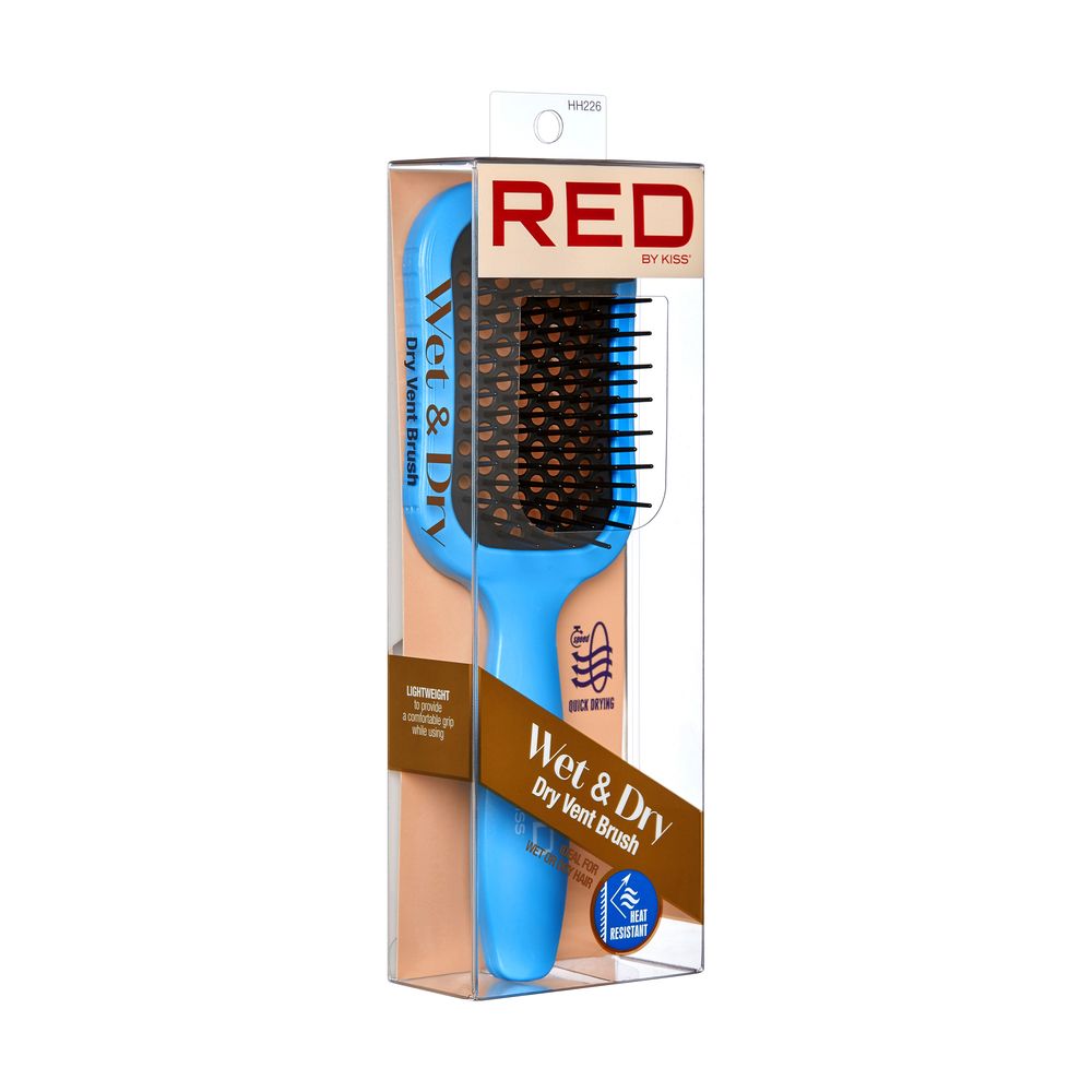 RED Dry Vent Brush Blue