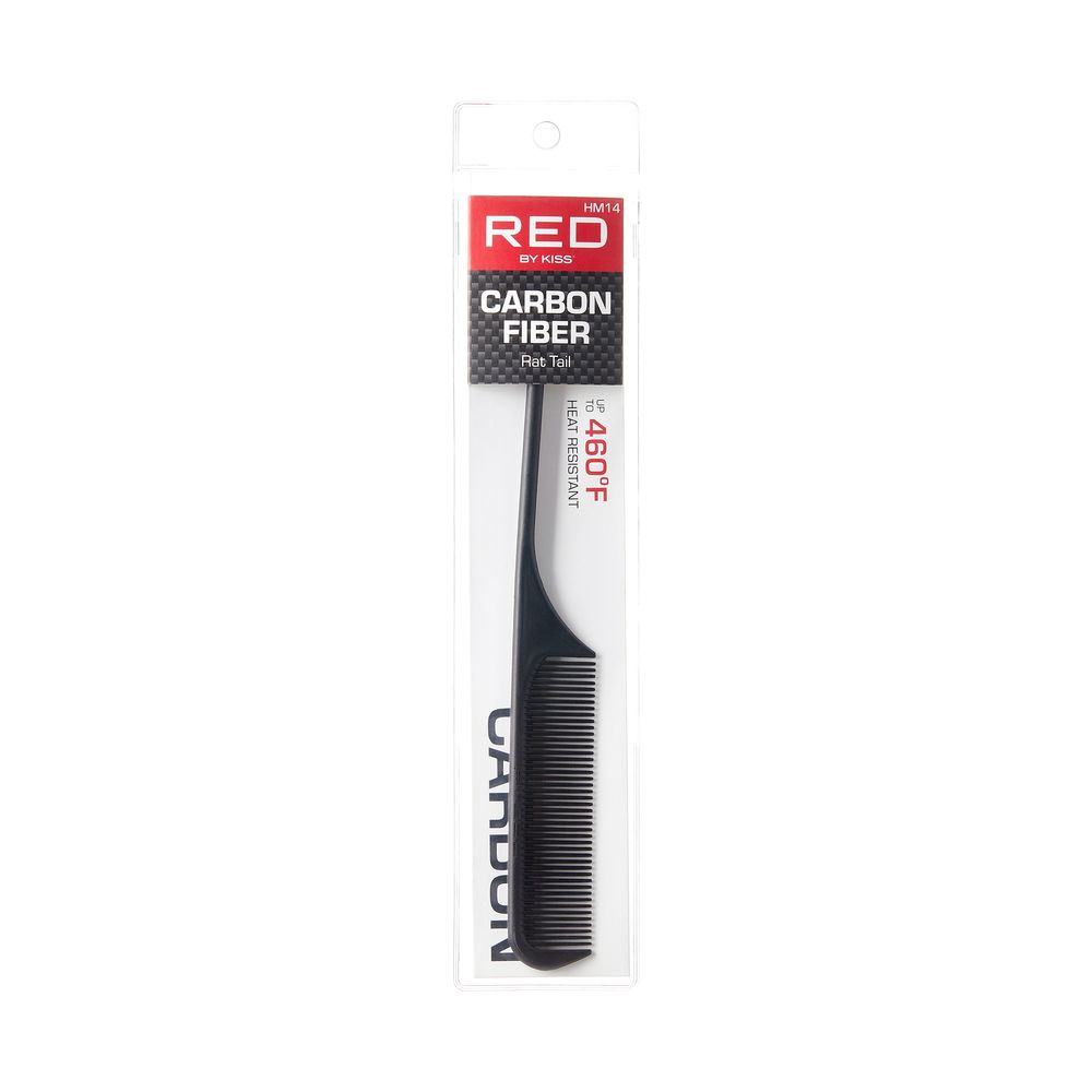 RED Carbon Rat Tail Comb
