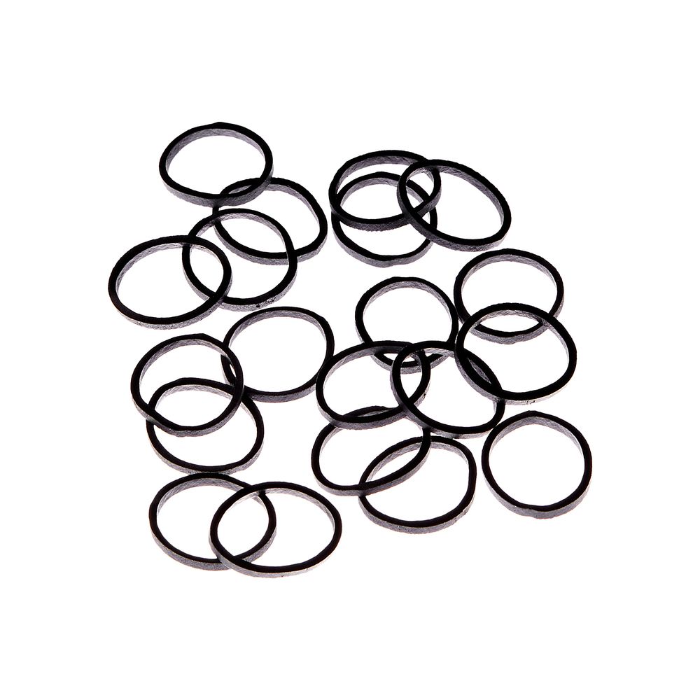 Red Rubber Bands Medium 1000 PCS Black (Container)