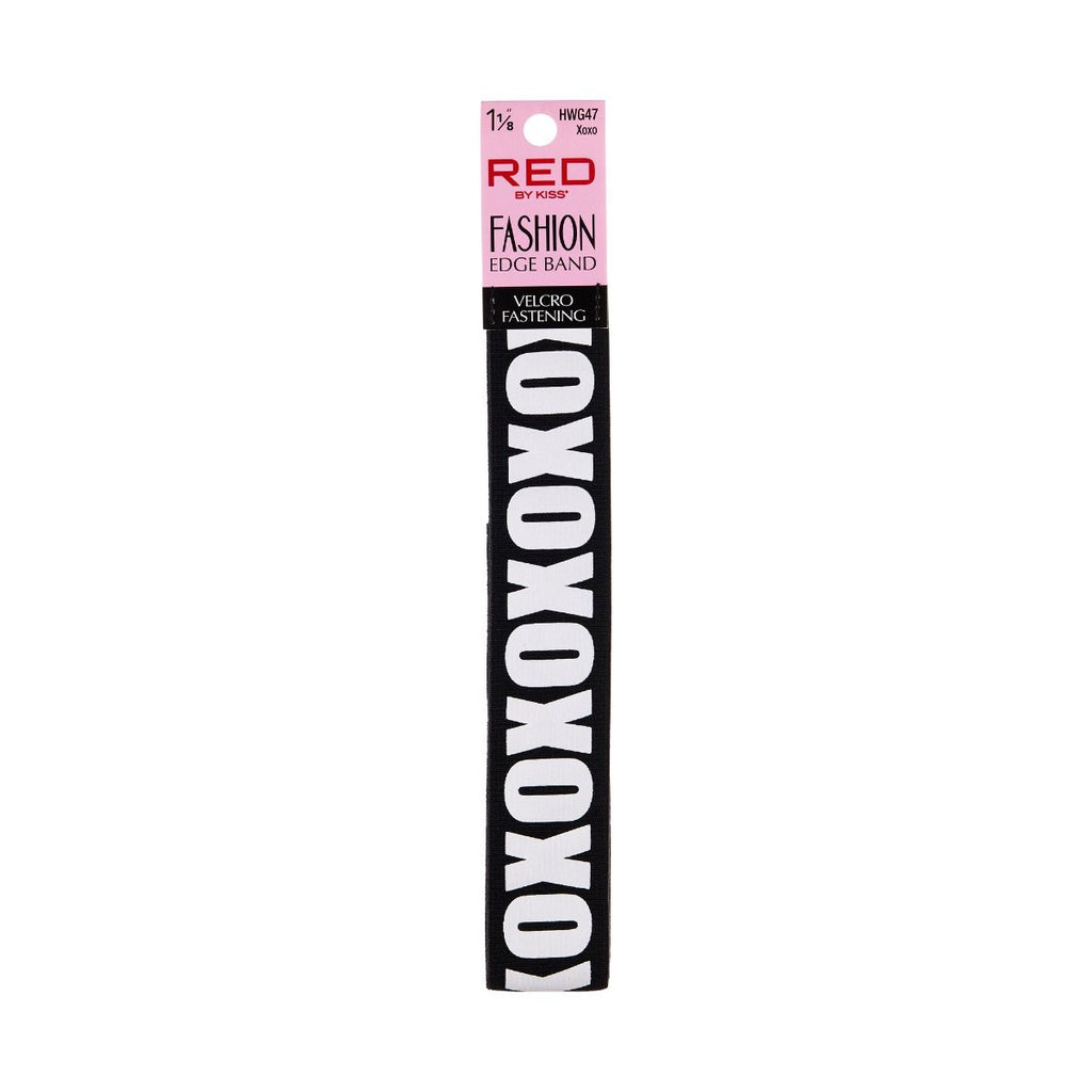 Red Fashion Edge Wig Band Elastic XOXO