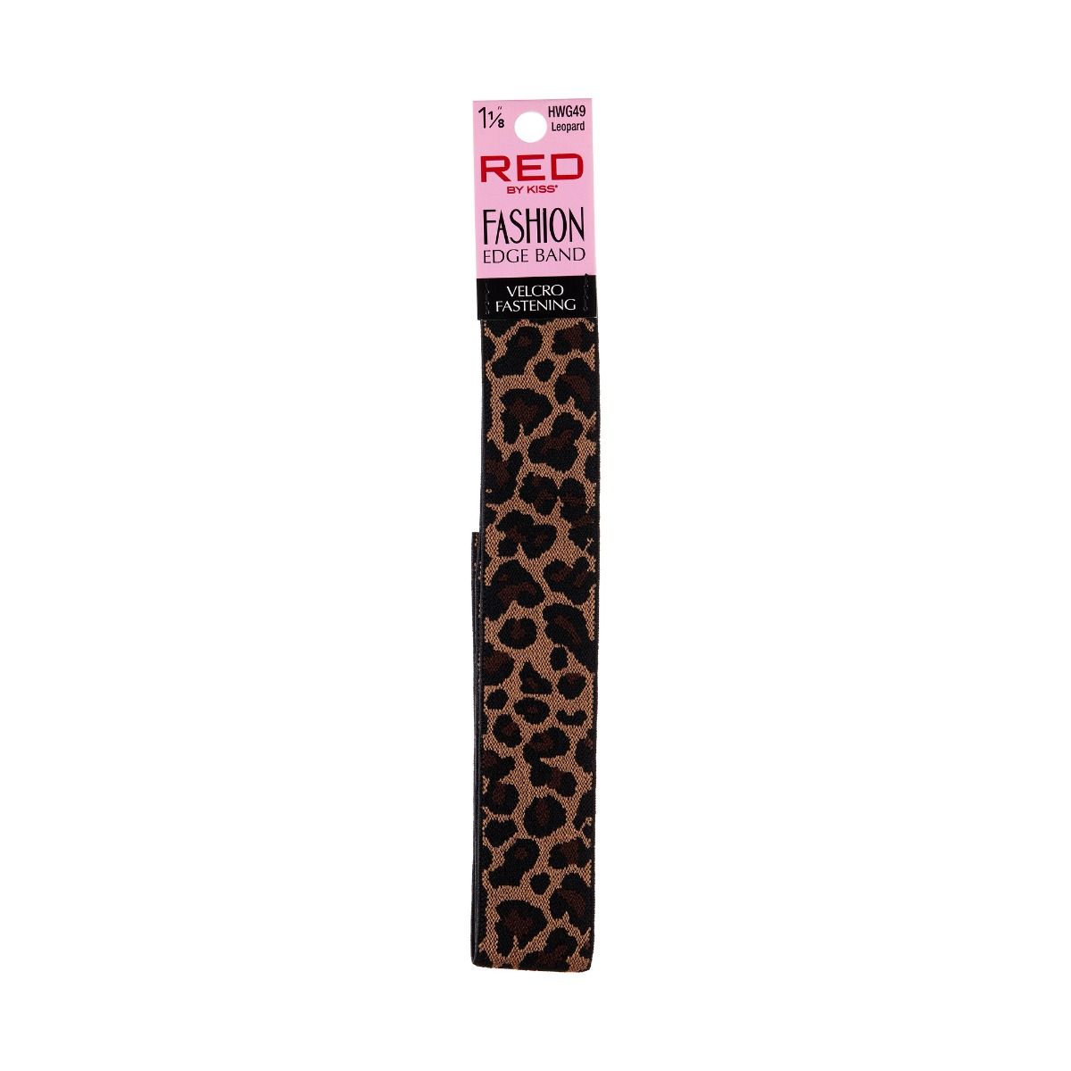 Red Fashion Edge Wig Band Elastic Leopard