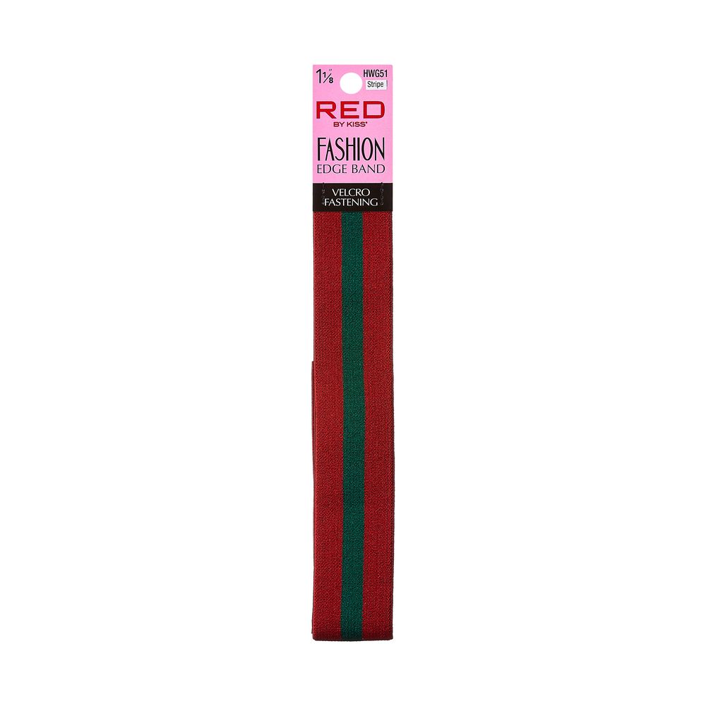 Red Fashion Edge Wig Band Elastic Stripe