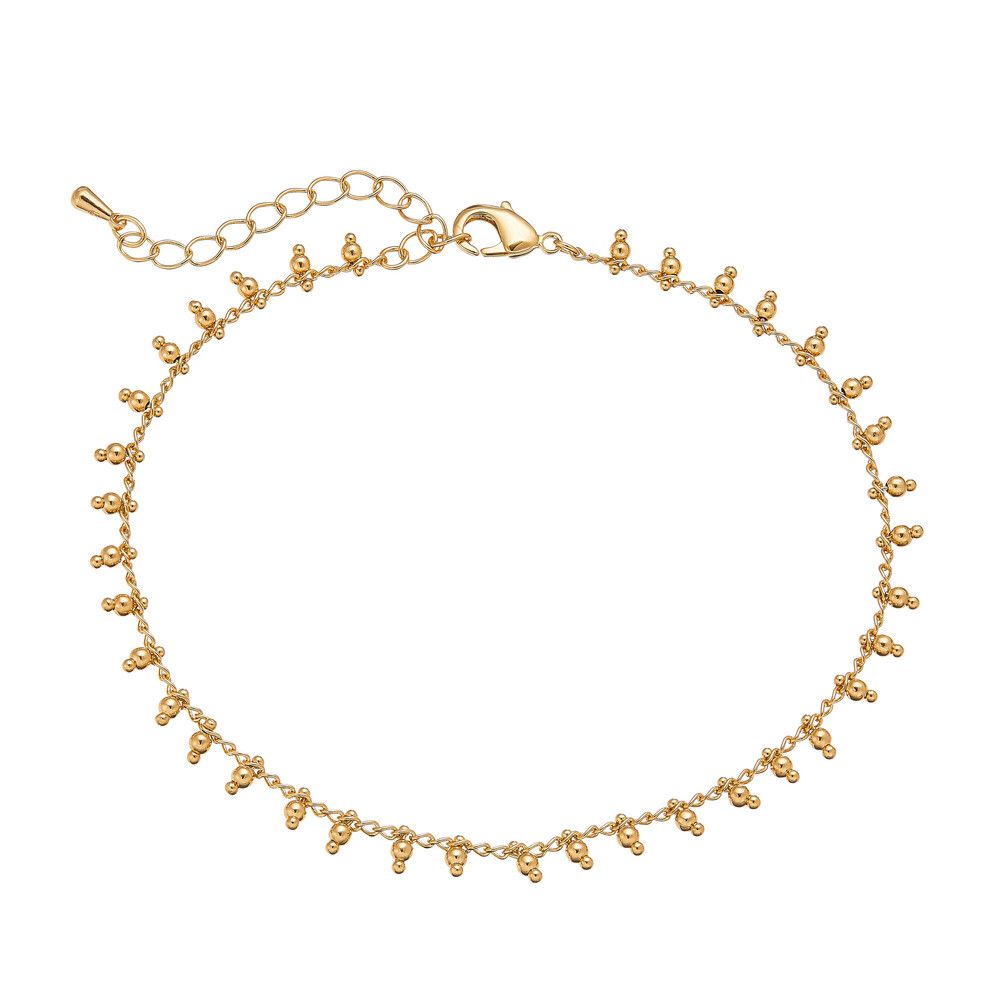 RED Glam Fashion Anklet - Ball
