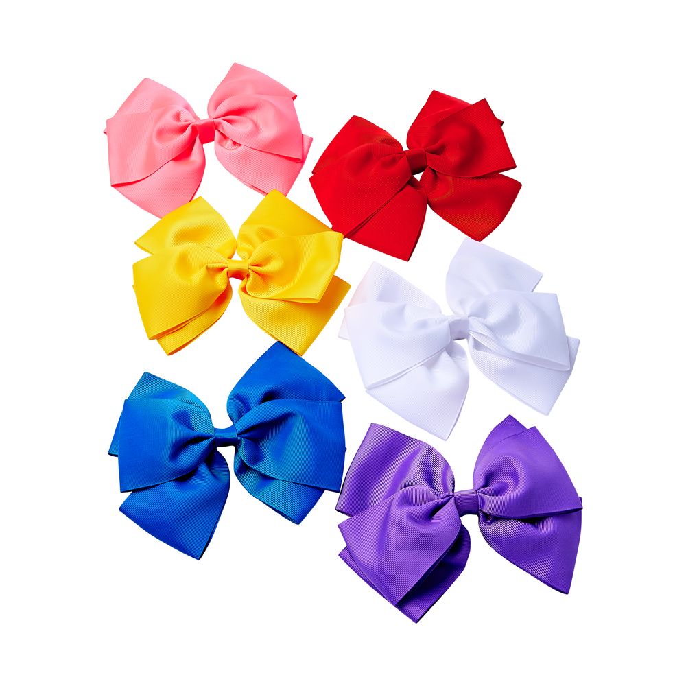 RED Kids Ribbon Hair Bow Jumbo