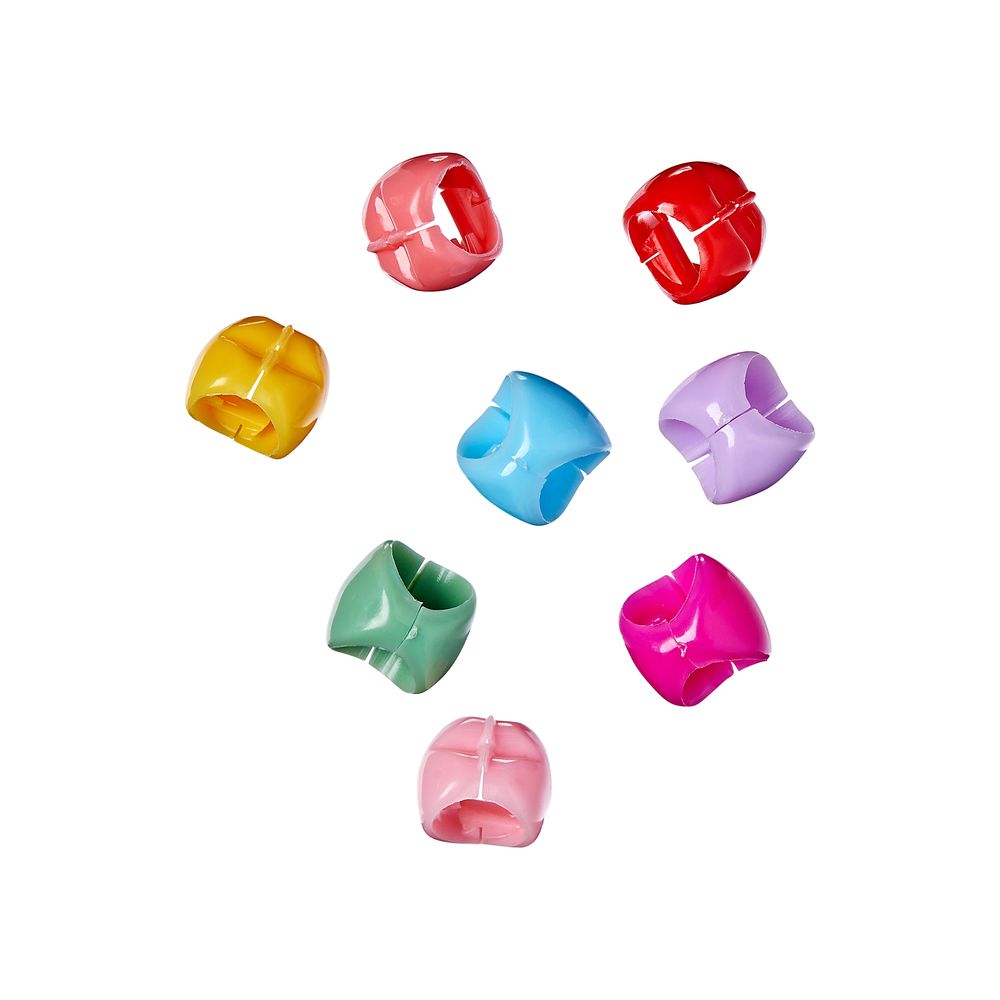 RED Kids Mini Heart Claw Clips 36 pcs