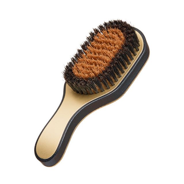 RPM Mixed Boar Curved Club Brush Metallic Gold