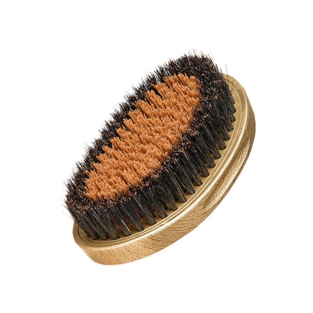 RPM Pocket Mixed Boar Curved Palm Metallic Gold