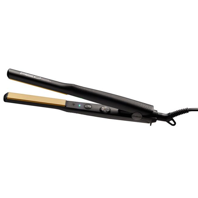 Red Ceramic Tourmaline Flat Iron Temperature Control 1/2"