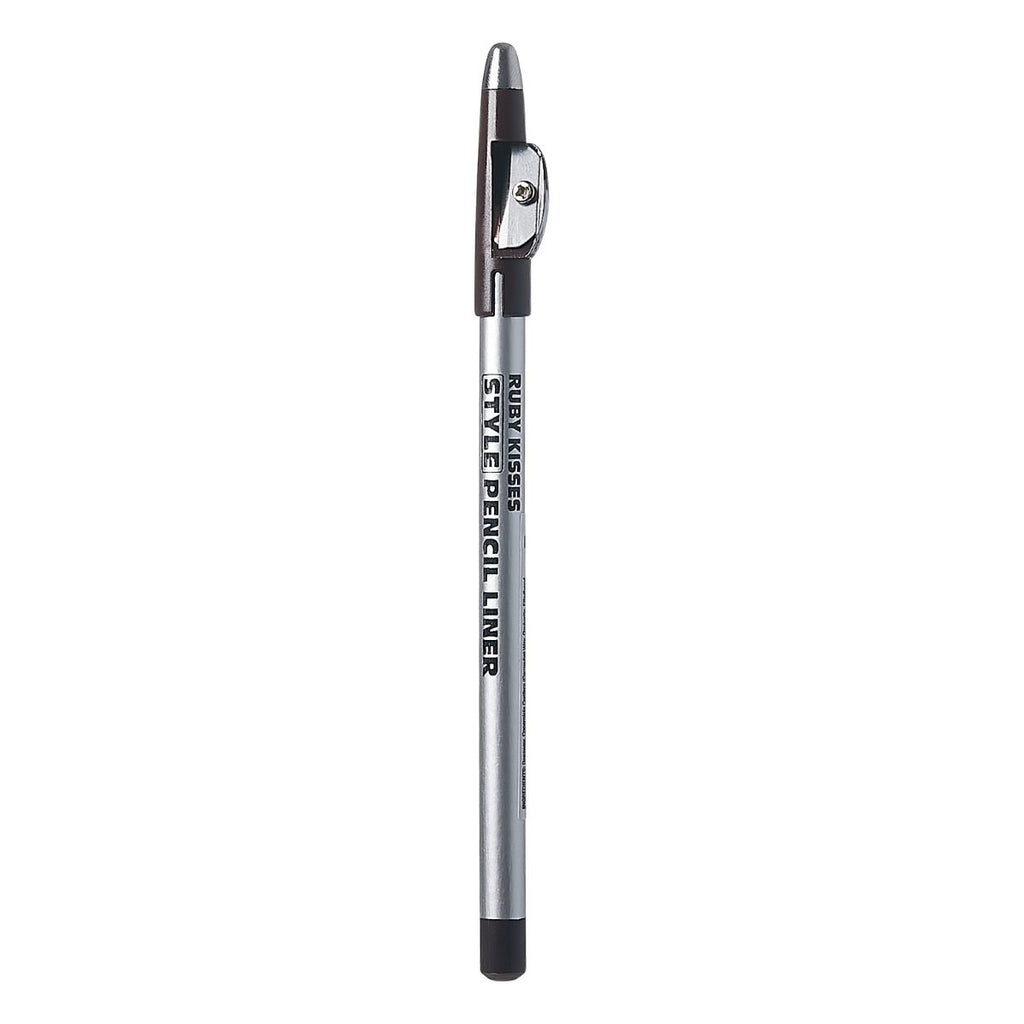 RK Pencil Liner W Sharpener Cap Black Brown