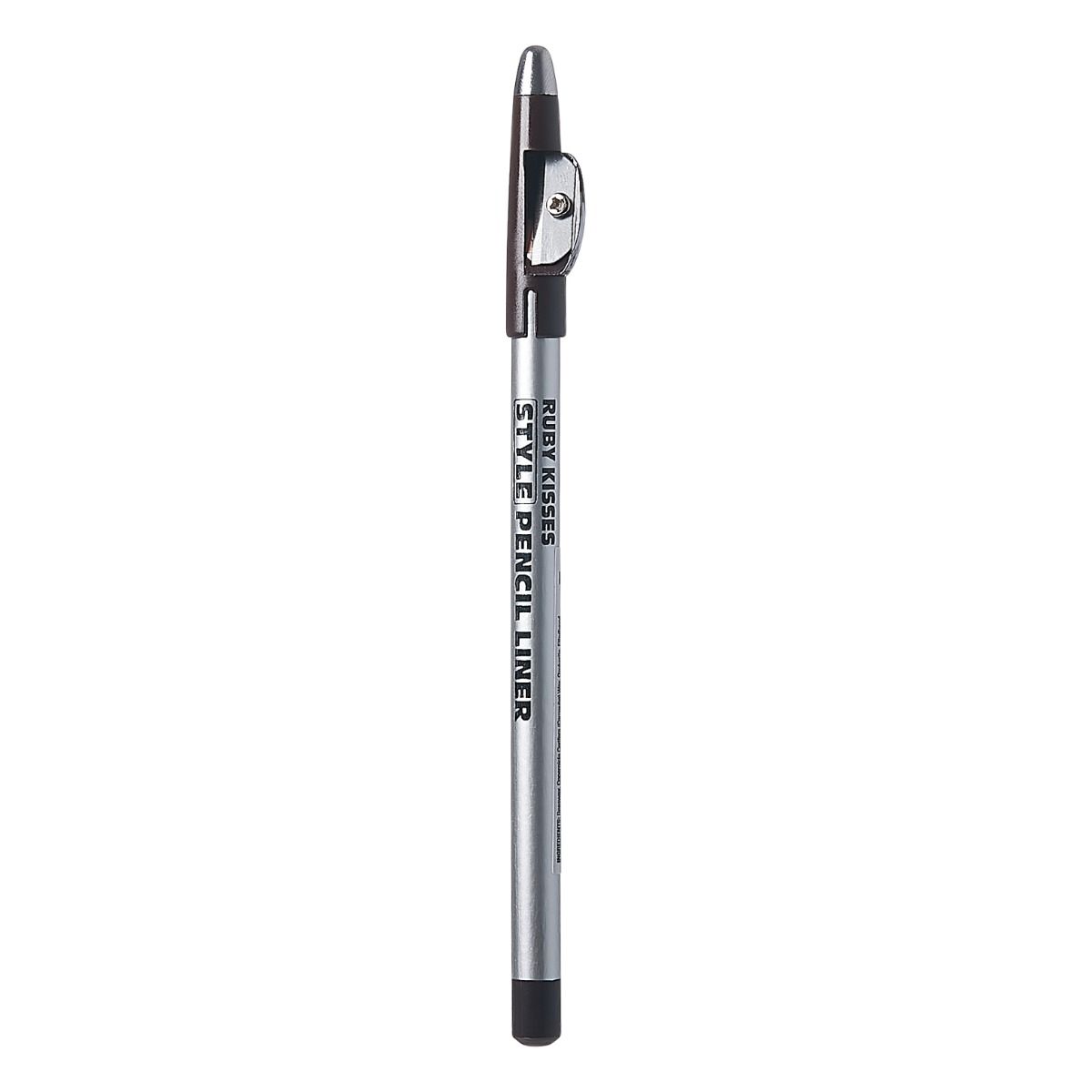 RK Pencil Liner W Sharpener Cap Black Brown