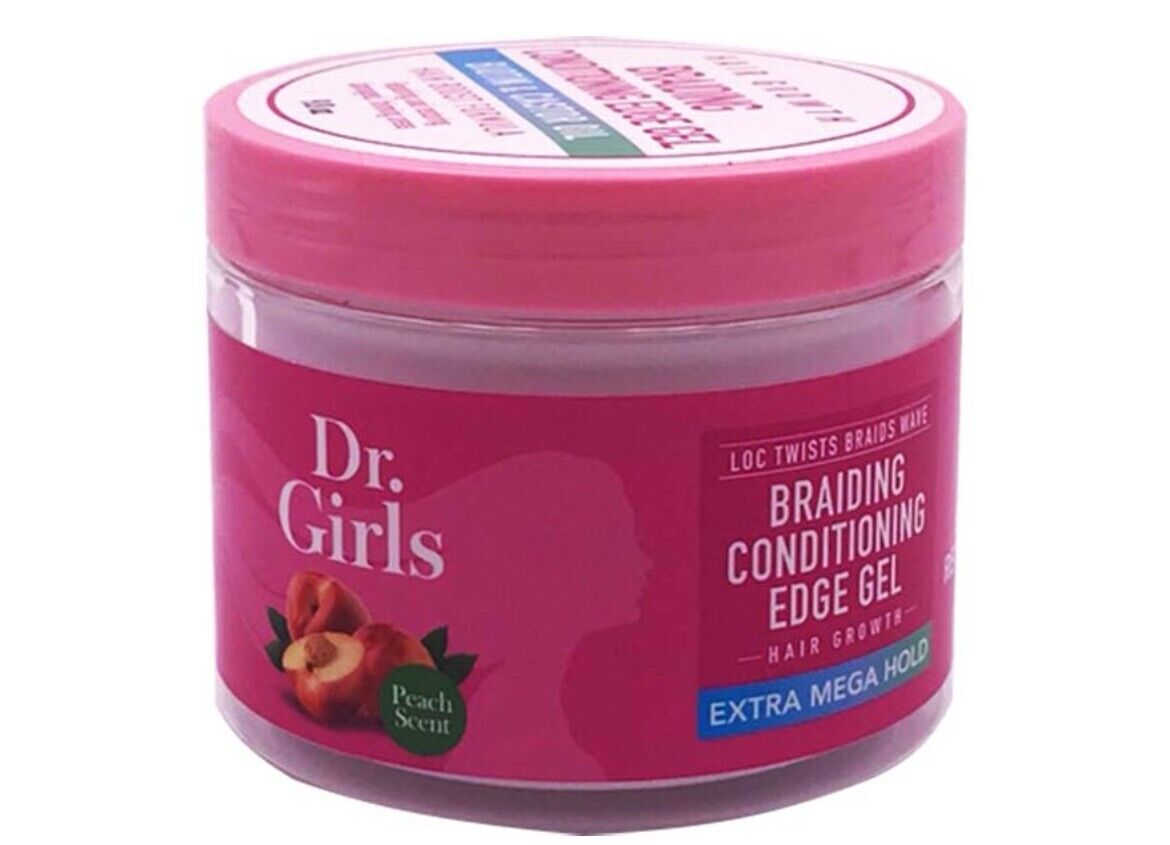 Dr. Girls Rice Water Braiding Conditioning Edge 9.8oz Peach