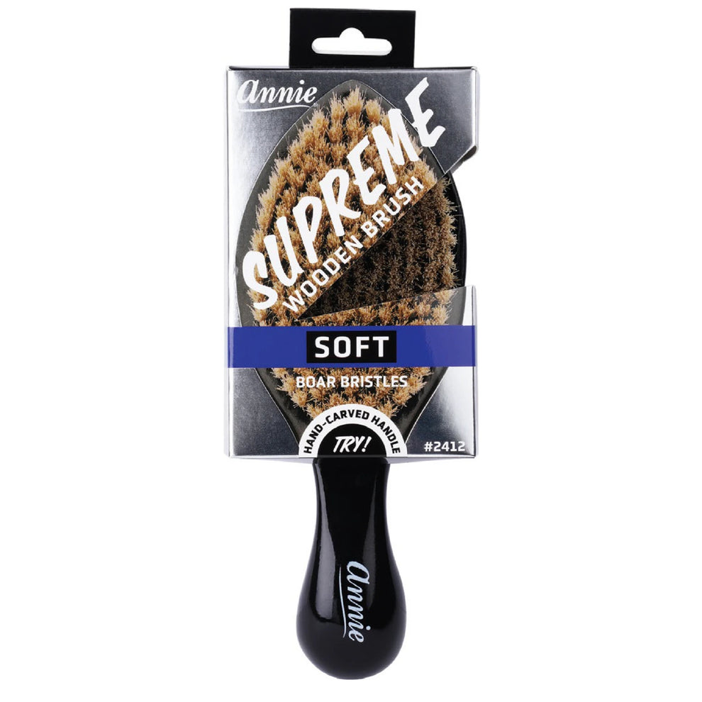 Annie Supreme Club Brush Soft Boar Bristles